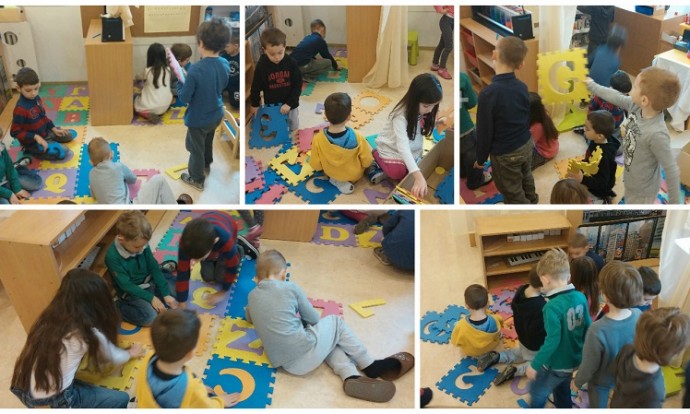 Ribice - zajednički formiramo novi kutić u sobi, pomaganje, suradnja, suradničko učenje, učenje slova i brojeva