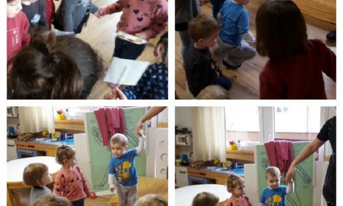 Sat engleskog sa Zečićima, tematska cjelina-Dijelovi tijela