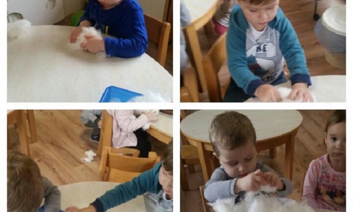 Zečići - otiskivanje vatom, istraživanje različitih tekstura materijala
