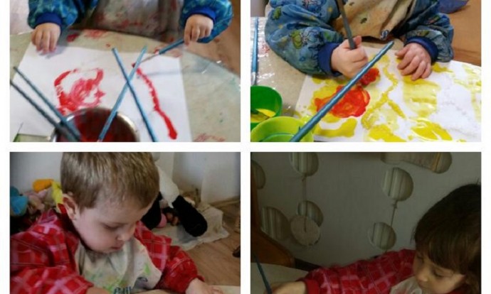 Zečići - slikanje sa solju i temperama, upoznavanje nove likovne tehnike, poticanje kreativnosti