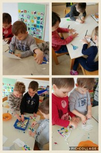 Ribice - izrada maska - hand masks, crtanje obrisa obje ruke, rezanje kartona, ukrašavanje kolažem, ljepljenje na štapić, razvoj kreativnosti, spoznaje i motorike