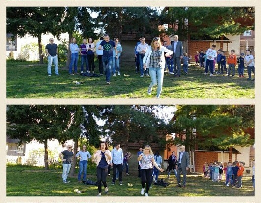Ribice i Leptirići - uskršnje druženje s roditeljima, natjecateljske i sportske igre (skakanje u vrećama, nošenje jaja u žlici, potraga za pisanicama...)