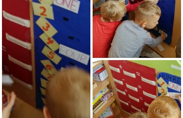 Ribice - mala matematika, brojevi na hrvatskom i engleskom, pridruživanje brojeva riječima