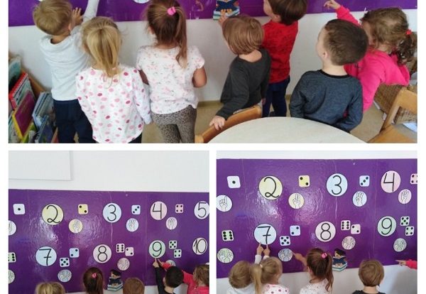Leptirići - poticanje razvoja spoznaje, elementi matematičke predodžbe, imenovanje brojki