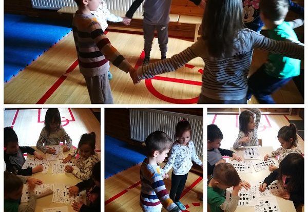 Frfići mozgalići - istraživačka aktivnost - istražujemo sjene, tražimo sjene različitih predmeta iz različitih uglova, igra sjena