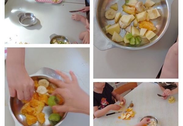 Ribice - Fruit salad, cutting fruits and making our own fruit salad for snacks 2