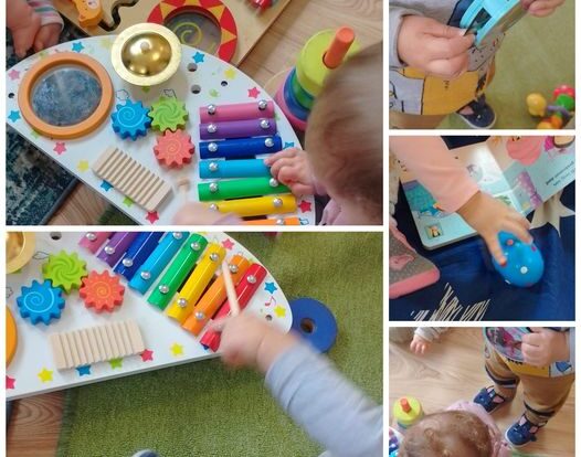 Bubamare - glazbene aktivnosti, istraživanje zvuka i ritma uz instrumente, pjevanje i pljeskanje, razvoj slušne percepcije