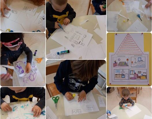 Leptirići engleski - we are learning rooms in the house and furniture.
