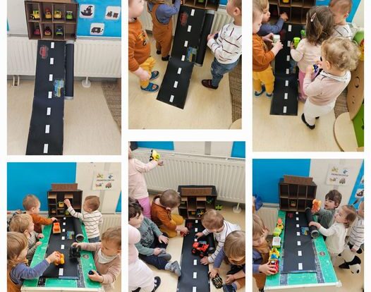 Lavići - poticanje na suradnju i zajedništvo među djecom uz zajedničku igru u prometnom centru.