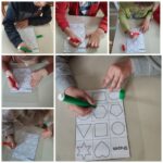 Ribice - shapes, fine motor skills and preschool math activity.
