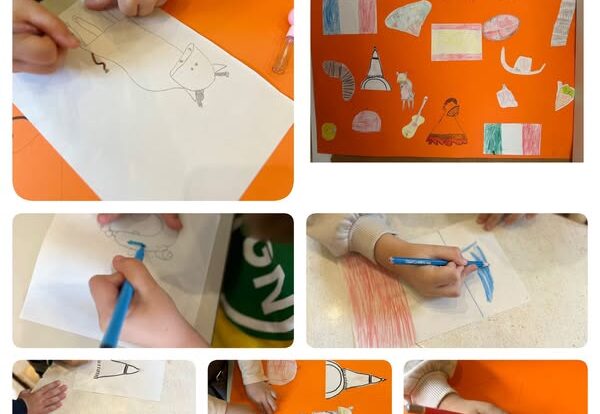 Ribice - As we complete the ‘Around the World’ project, we are reviewing what we have learned through a fun art activity and making a group poster.