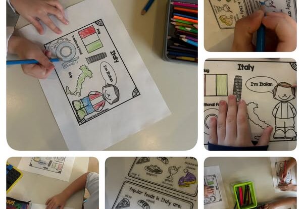 Ribice - “We are learning about Italy – its traditional food, national flag, and famous landmarks.”