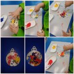 Lavići - ukrašavanje kuglica za bor. Razvoj kreativnosti i koncentracije