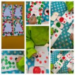 Žirafice - Likovna aktivnost- izrada božićne čestitke, razvoj fine motorike i kreativnosti