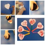 Lavići - povodom Valentinova izrada srca , bojanje , otiskivanje ruža. Razvoj fine motorike i kreativnosti