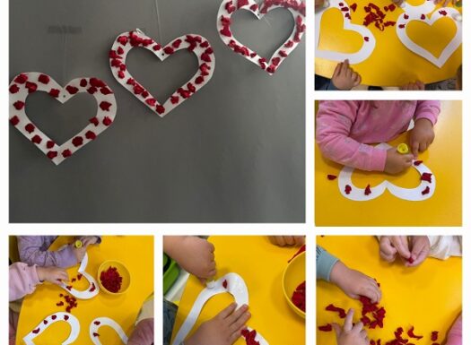 Žirafice - Likovna aktivnost na temu Valentinovo - obilježavanje, poticanje na prepoznavanje emocija - ljubav