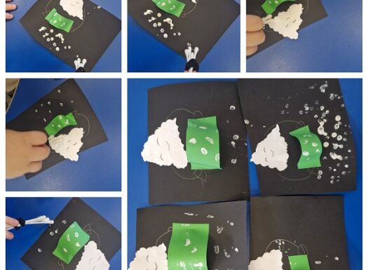 Lavići -Izrada oblaka i pahulja Razvoj fine motorike i kreativnosti.