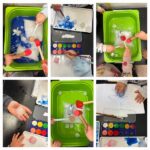 Žirafice - Istraživačko - spoznajna aktivnost - istraživanje leda. Razvoj taktilne percepcije.