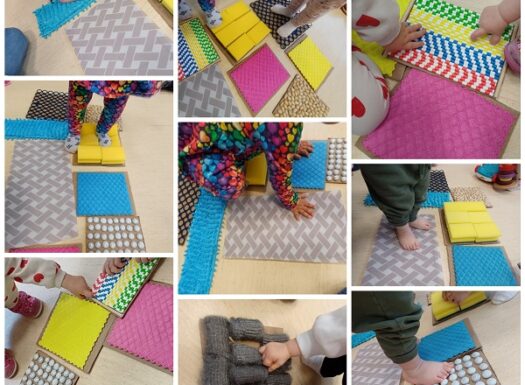 Lavići - Senzorna staza, hodanje, puzanje, dodirivanje. Razvoj ravnoteže, koordinacije pokreta, te taktilne percepcije