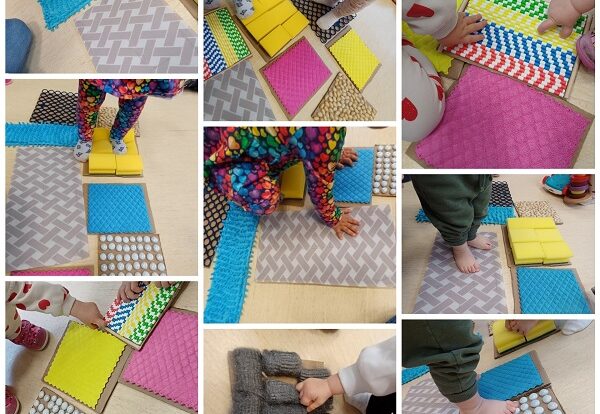 Lavići - Senzorna staza, hodanje, puzanje, dodirivanje. Razvoj ravnoteže, koordinacije pokreta, te taktilne percepcije