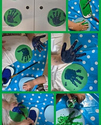 Žirafice - Dan planeta Zemlje- obilježavanje uz likovnu aktivnost. Razvoj motorike šake i prstiju, kreativnosti i spoznaje