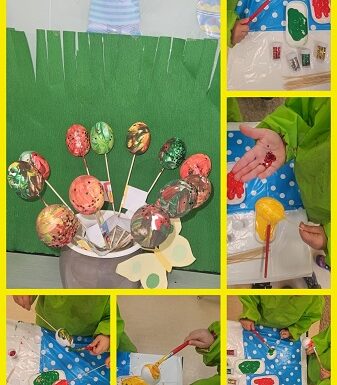 Žirafice -Uskrs- bojanje pisanica, poticanje na običaje, razvoj mašte i kreativnosti