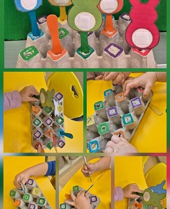 Žirafice –Stolno-manipulativna igra- usvajanje i imenovanje boja. Poticanje na razvoj logike, okulomotorike, spoznaje